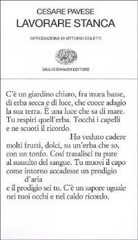 Lavorare stanca - Cesare Pavese - Libro Einaudi 2001, Collezione di poesia | Libraccio.it