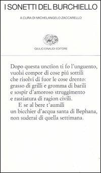 I sonetti del Burchiello - Burchiello - Libro Einaudi 2004, Collezione di poesia | Libraccio.it