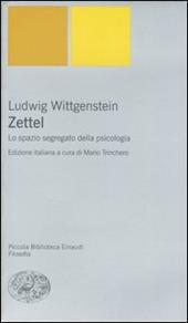 Zettel. Lo spazio segregato della psicologia