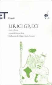 Lirici greci. Testo greco a fronte
