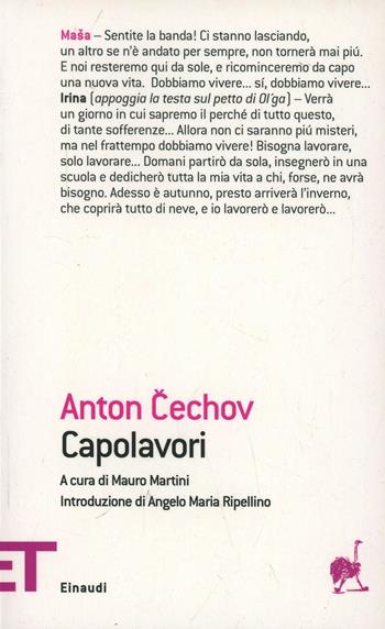 Capolavori - Anton Cechov - Libro Einaudi 2007, Einaudi tascabili. Teatro | Libraccio.it