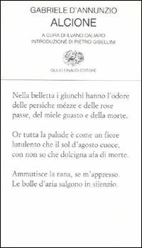 Alcione - Gabriele D'Annunzio - Libro Einaudi 2010, Collezione di poesia | Libraccio.it