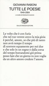 Tutte le poesie (1949-2004)