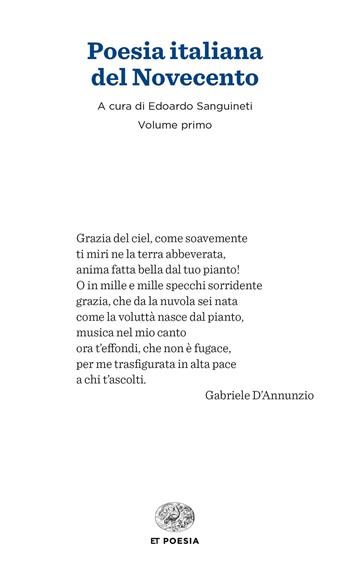 Poesia italiana del Novecento  - Libro Einaudi 2018, Einaudi tascabili. Poesia | Libraccio.it
