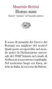 Homo sum. Essere «umani» nel mondo antico