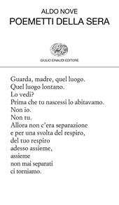 Poemetti della sera