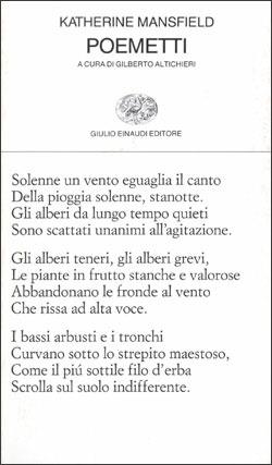 Poemetti - Katherine Mansfield - Libro Einaudi 1997, Collezione di poesia | Libraccio.it