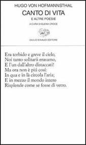 Canto di vita e altre poesie