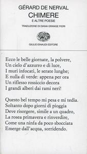 Chimere e altre poesie