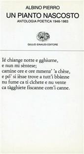 Un pianto nascosto. Antologia poetica 1946-1983