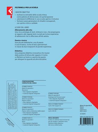 Alzare lo sguardo. Con Temi cittadinanza. Per le Scuole superiori. Vol. B: Poesia, teatro e origini letteratura - Alberto Pellai, Luciana Virno, Federico Cozzi - Libro Feltrinelli 2022, Feltrinelli Scuola | Libraccio.it
