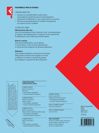 Alzare lo sguardo. Con Temi cittadinanza. Con e-book. Con espansione online. Vol. B: Poesia, teatro e origini letteratura - Alberto Pellai, Luciana Virno, Federico Cozzi - Libro Feltrinelli 2022, Feltrinelli Scuola | Libraccio.it