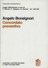 Legge fallimentare. Concordato preventivo (artt. 160-186)