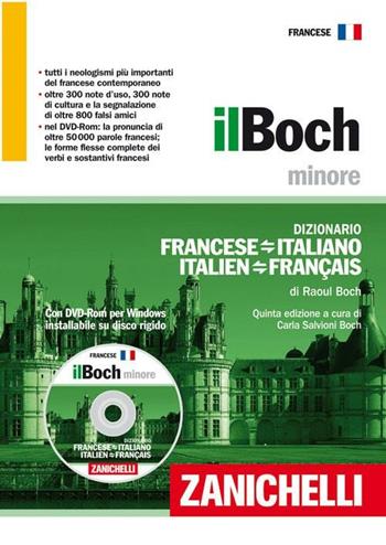 Il Boch minore. Dizionario francese-italiano, italien-français. Con DVD-ROM - Raoul Boch - Libro Zanichelli 2011 | Libraccio.it