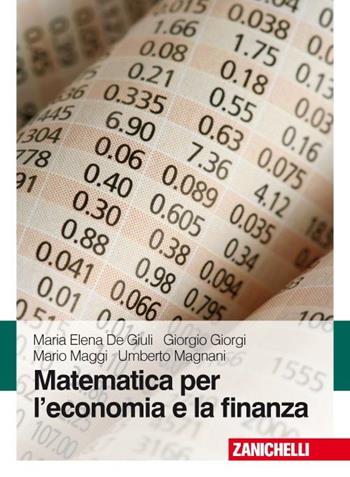 Matematica per l'economia e la finanza  - Libro Zanichelli 2008 | Libraccio.it