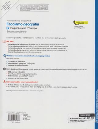Facciamo geografia. Per la Scuola media. Vol. 2: Regioni e stati d'Europa. - Francesco Iarrera, Giorgio Pilotti - Libro Zanichelli 2011 | Libraccio.it