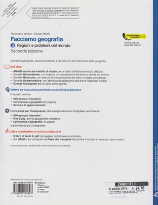 Facciamo geografia. Per la Scuola media. Vol. 3: Regioni e problemi del mondo. - Francesco Iarrera, Giorgio Pilotti - Libro Zanichelli 2011 | Libraccio.it