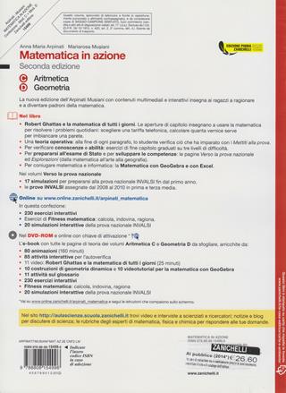 Matematica in azione. Tomi C-D:Aritmetica-Geometria. Per la Scuola media. Vol. 2 - Anna Maria Arpinati, Mariarosa Musiani - Libro Zanichelli 2011 | Libraccio.it