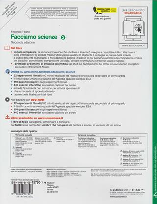 Facciamo scienze. Per la Scuola media. Vol. 2 - Federico Tibone - Libro Zanichelli 2008 | Libraccio.it
