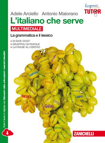 L' italiano che serve: La grammatica e il lessico-La comunicazione e il testo. Con e-book. Con espansione online - Adele Arciello, Antonio Maiorano - Libro Zanichelli 2015 | Libraccio.it