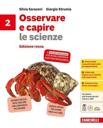 Osservare e capire le scienze. Ediz. rossa. Per la Scuola media. Vol. 2 - Silvia Saraceni, Giorgio Strumia - Libro Zanichelli 2026 | Libraccio.it