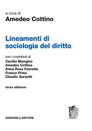 Lineamenti di sociologia del diritto  - Libro Zanichelli 2022 | Libraccio.it