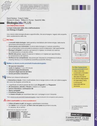 Biologia.blu. Plus. Con Le basi molecolari della vita e dell'evoluzione. Con interactive e-book. Con espansione online - David Sadava, H. Craig Heller, Gordon H. Orians - Libro Zanichelli 2012 | Libraccio.it