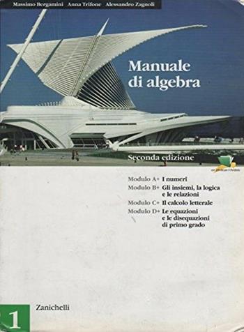 Manuale di algebra. Vol. 1 - Massimo Bergamini, Anna Trifone, Alessandro Zagnoli - Libro Zanichelli 2004 | Libraccio.it
