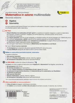 Matematica in azione. Per la Scuola media. Con DVD-ROM. Vol. 3 - Anna Maria Arpinati, Mariarosa Musiani - Libro Zanichelli 2011 | Libraccio.it