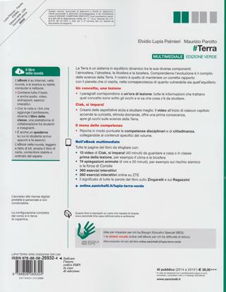 #Terra. Ediz. verde. Con e-book - Elvidio Lupia Palmieri, Maurizio Parotto - Libro Zanichelli 2014 | Libraccio.it