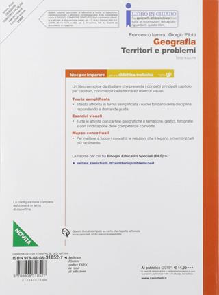 Geografia. Territori e problemi. Idee per imparare. - Francesco Iarrera, Giorgio Pilotti - Libro Zanichelli 2019 | Libraccio.it