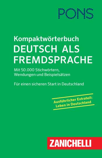 PONS. Kompaktwörterbuch. Deutsch als Fremdsprache  - Libro Zanichelli 2019 | Libraccio.it