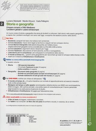 Storia e geografia. Con cittadinanza e Costituzione. Con espansione online. Vol. 2: Impero romano e alto Medioevo-Problemi globali e paesi extraeuropei. - Luciano Marisaldi, Manlio Dinucci, PELLEGRINI CARLA - Libro Zanichelli 2011 | Libraccio.it