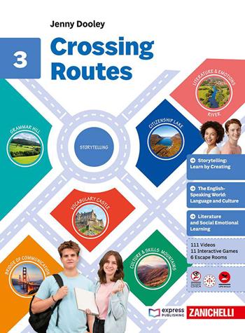 Crossing Routes. Per la Scuola media. Vol. 3 - Jenny Dooley - Libro Zanichelli 2026 | Libraccio.it