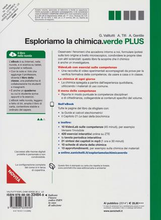 Esploriamo la chimica.verde plus. Con espansione online - Giuseppe Valitutti, Alfredo Tifi, Antonino Gentile - Libro Zanichelli 2013 | Libraccio.it