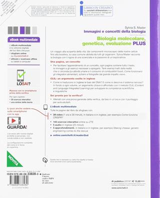 Immagini e concetti della biologia. Plus. Biologia molecolare, genetica, evoluzione. Con Contenuto digitale (fornito elettronicamente) - Sylvia S. Mader - Libro Zanichelli 2019 | Libraccio.it