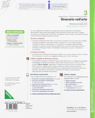 Itinerario nell'arte. Ediz. verde compatta. Per le Scuole superiori. Vol. 3: Dall'età dei Lumi ai giorni nostri - Giorgio Cricco, Francesco Paolo Di Teodoro - Libro Zanichelli 2019 | Libraccio.it