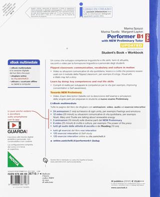 Performer B1. Updated with new preliminary tutor. Vol. 2 - Marina Spiazzi, Marina Tavella, Margaret Layton - Libro Zanichelli 2019 | Libraccio.it