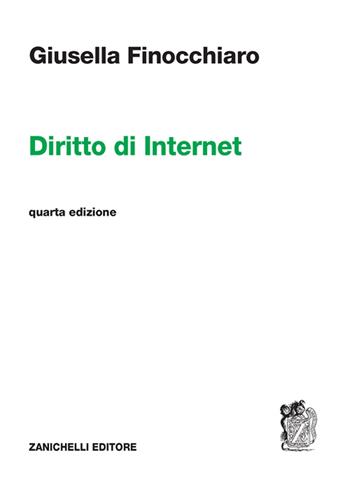 Diritto di Internet - Giusella Finocchiaro - Libro Zanichelli 2023 | Libraccio.it