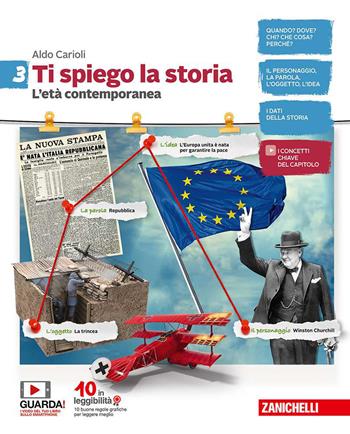 Ti spiego la storia. Per la Scuola media. Vol. 3: L' età contemporanea - Aldo Carioli - Libro Zanichelli 2019 | Libraccio.it
