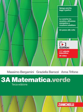 Matematica.verde. Vol. 3A-3b - Massimo Bergamini, Graziella Barozzi, Anna Trifone - Libro Zanichelli 2021 | Libraccio.it
