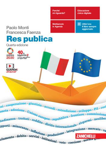 Res publica. Per le Scuole superiori. - Paolo Monti, Francesca Faenza - Libro Zanichelli 2020 | Libraccio.it
