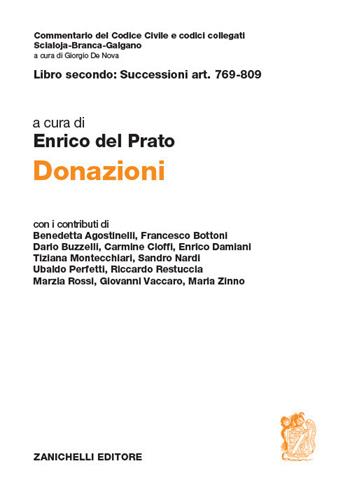 Libro terzo: Successioni art. 769-809. Donazioni  - Libro Zanichelli 2019, Commentario del codice civile | Libraccio.it