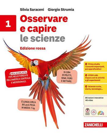 Osservare e capire le scienze. Ediz. rossa. Per la Scuola media. Vol. 1 - Silvia Saraceni, Giorgio Strumia - Libro Zanichelli 2026 | Libraccio.it