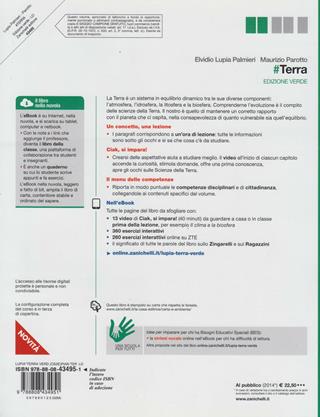 #Terra. Ediz. verde. Con e-book. Con espansione online - Elvidio Lupia Palmieri, Maurizio Parotto - Libro Zanichelli 2014 | Libraccio.it