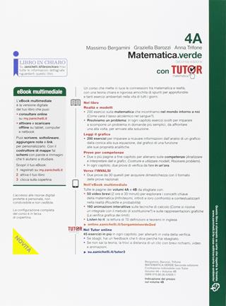 Matematica.verde. (fornito elettronicamente) - Massimo Bergamini, Anna Trifone, Graziella Barozzi - Libro Zanichelli 2017 | Libraccio.it