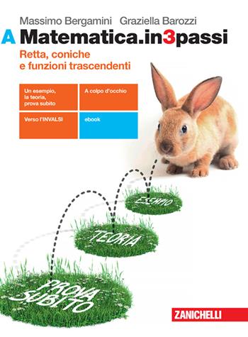 Matematica.in3passi. Vol. A. Retta, coniche e funzioni trascendenti. Con e-book. Con espansione online - Massimo Bergamini, Graziella Barozzi - Libro Zanichelli 2021 | Libraccio.it