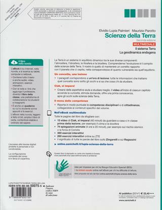 Scienze della terra. Per le Scuole superiori. - Elvidio Lupia Palmieri, Maurizio Parotto - Libro Zanichelli 2014 | Libraccio.it