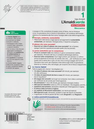 L' Amaldi.verde. Per le Scuole superiori. Vol. 1: Meccanica. - Ugo Amaldi - Libro Zanichelli 2014 | Libraccio.it