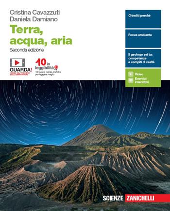Terra, acqua, aria. Con e-book. Con espansione online - Cristina Cavazzuti, Daniela Damiano - Libro Zanichelli 2019 | Libraccio.it